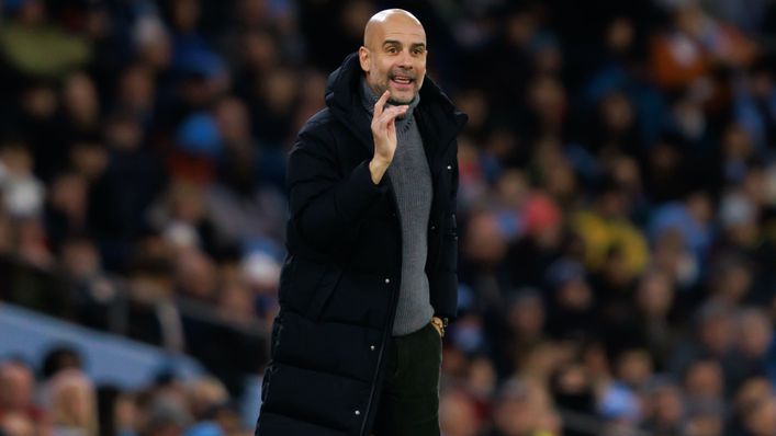 Pep Guardiola has been encouraged with Manchester City's recent showings