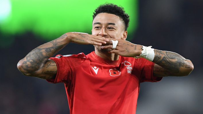 Jesse Lingard is enjoying life with Nottingham Forest