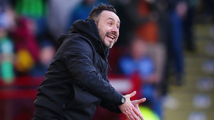 Roberto De Zerbi saw his Brighton side run out comfortable winners at Sheffield United