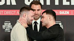 Josh Taylor and Jack Catterall did not take long to clash