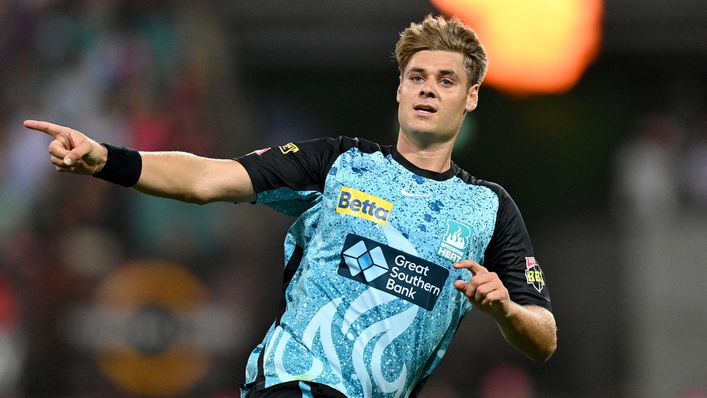 Spencer Johnson won Player of the Match in the 2024 Big Bash League final