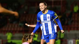 Elisabeth Terland was at the double as Brighton secured a crucial victory