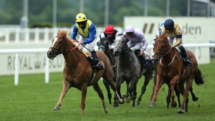It was a case of third time lucky for Dream Of Dreams in the Diamond Jubilee Stakes