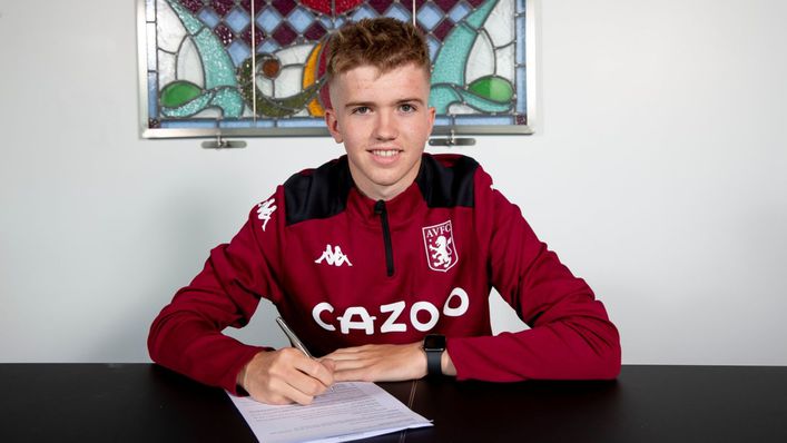 Aston Villa secured the signing of 16-year-old Josh Feeney from Fleetwood earlier this summer (Picture credit: Aston Villa)