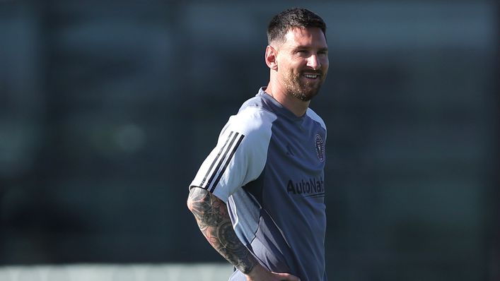 Lionel Messi trained with new club Inter Miami on Tuesday