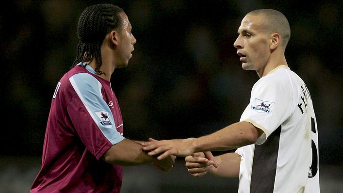 Anton and Rio Ferdinand competed against each other several times in the Premier League