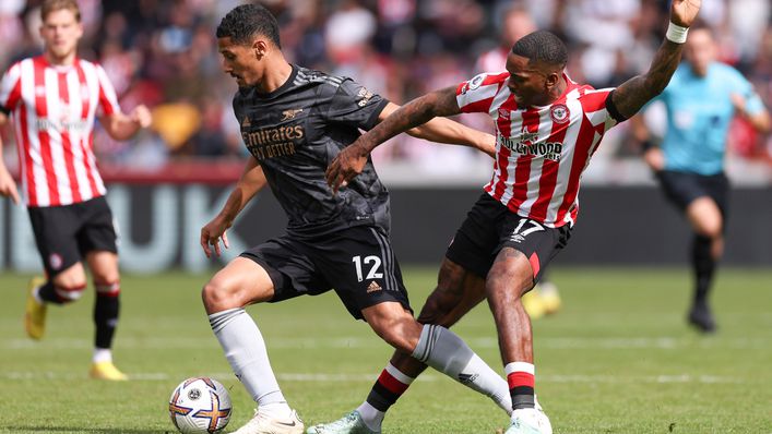 William Saliba was imperious again as he kept Ivan Toney and Brentford quiet