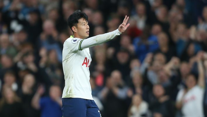 Heung-Min Son scored a second-half hat-trick as Tottenham thrashed Leicester 6-2