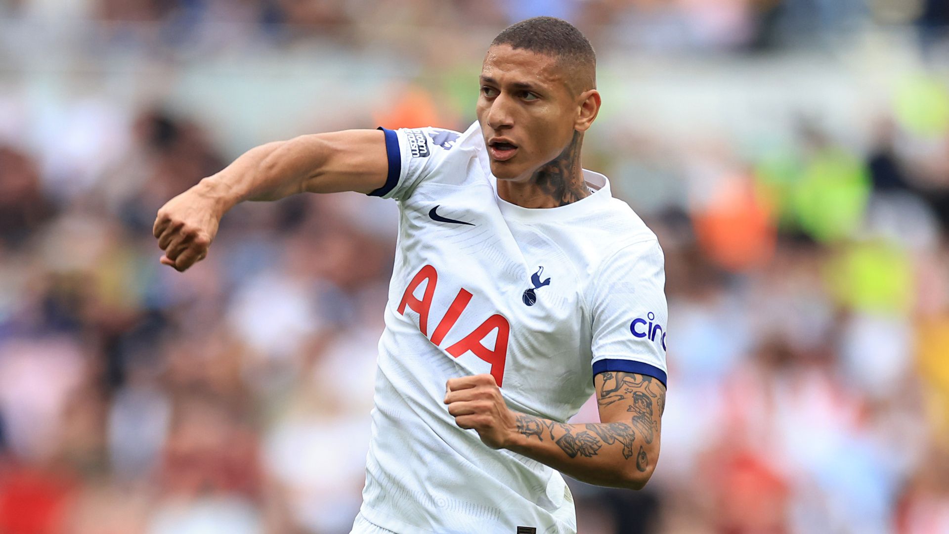 Richarlison gets first Tottenham Hotspur goals to break 10-man