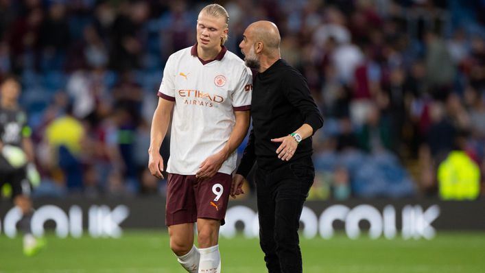 Pep Guardiola insists Erling Haaland's level has not dropped in recent weeks