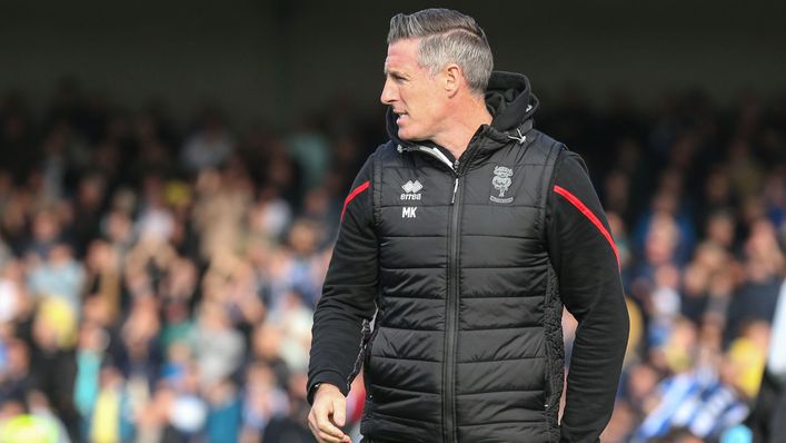 Mark Kennedy will be hoping his Lincoln side can spring a surprise at St Mary's