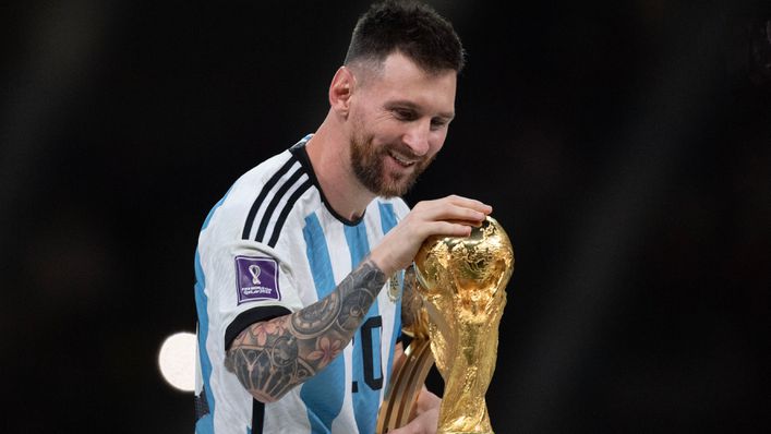 Lionel Messi has finally added the World Cup to his glittering trophy cabinet
