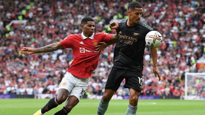 Marcus Rashford and William Saliba feature in our Arsenal-Manchester United combined XI