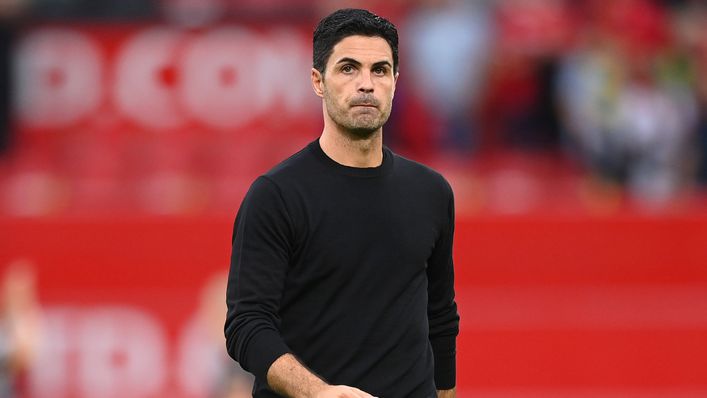Mikel Arteta's Arsenal lost 3-1 at Manchester United last September