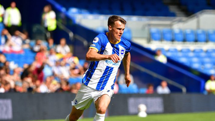 Solly March struck twice in Brighton's 3-0 win over Liverpool