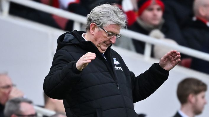 Roy Hodgson saw his Crystal Palace team lose 5-0 at Arsenal