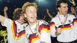 Germany icon Andreas Brehme scored in the 1990 World Cup final
