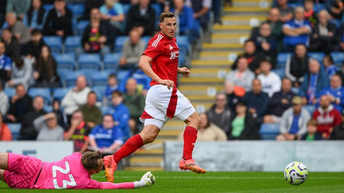 Chris Wood scored a hat-trick on his last trip to former stomping ground St James' Park