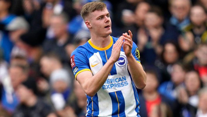 Brighton striker Evan Ferguson is attracting attention from Manchester United and Tottenham