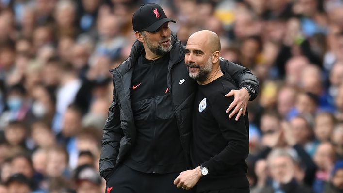 Pep Guardiola and Jurgen Klopp head into the final day both hoping their sides will lift the Premier League trophy