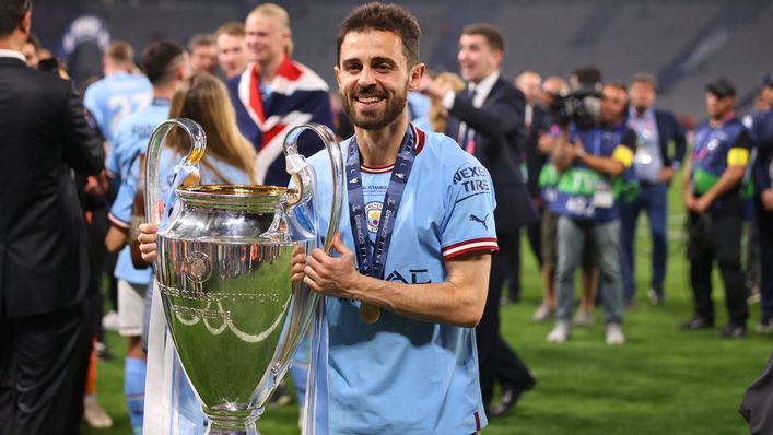 Bernardo Silva helped Manchester City win the Treble last season