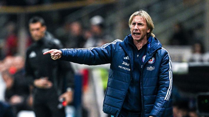 Former Peru boss Ricardo Gareca is now in the dugout with Chile