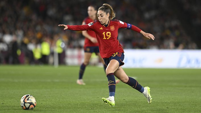 Olga Carmona in action during the Women's World Cup final