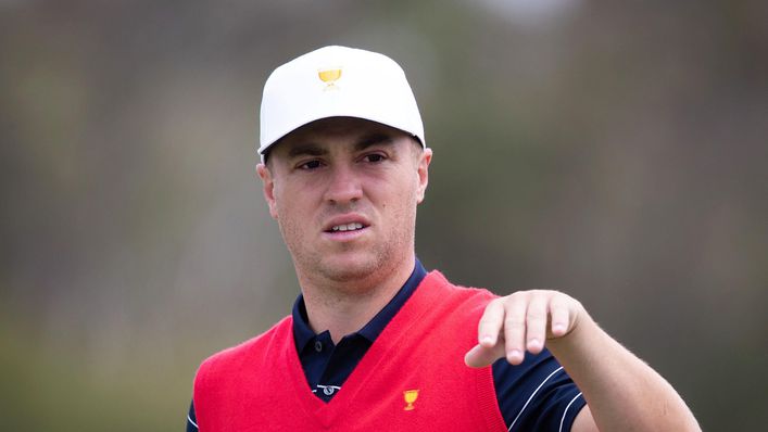Justin Thomas has a Presidents Cup win-loss-tie record of 6-2-2