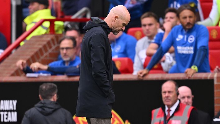Erik ten Hag is the latest Manchester United manager to struggle