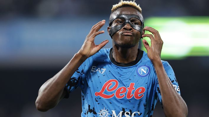 Nigerian striker Victor Osimhen has been prolific at Napoli