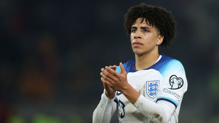 Manchester City youngster Rico Lewis made his England debut