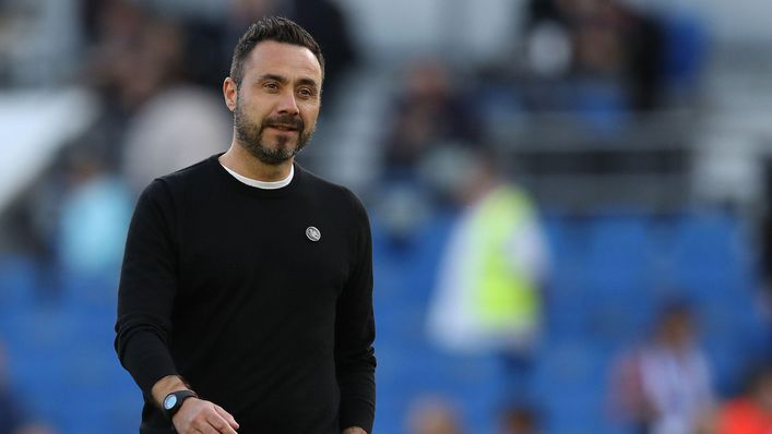 Roberto De Zerbi's Brighton face a key clash with Brentford