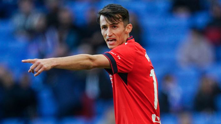 Croatian striker Ante Budimir has already scored ten goals for Osasuna in LaLiga this season.