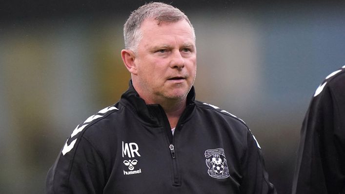 Coventry manager Mark Robins will be hoping to upset his former club Manchester United in the semi-final