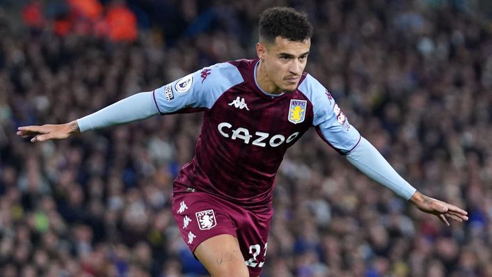 Philippe Coutinho’s form has taken off since he joined Aston Villa