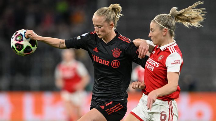 Lea Schuller got the better of Leah Williamson and her Arsenal team-mates
