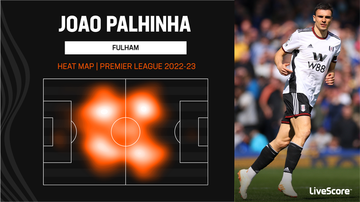 Joao Palhinha is a combative presence in central areas