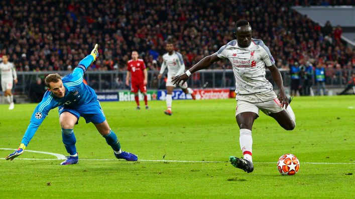 Sadio Mane scored an iconic Champions League goal against Bayern Munich in 2019