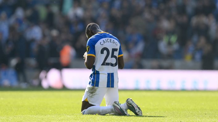 Moises Caicedo is hoping for a big move from Brighton this summer