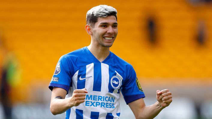 Julio Enciso laid on two assists for Brighton at Wolves on Saturday
