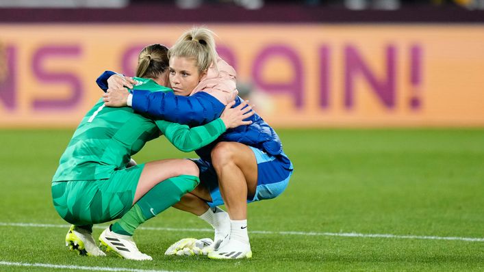 England were unable to clinch the Women's World Cup on Sunday