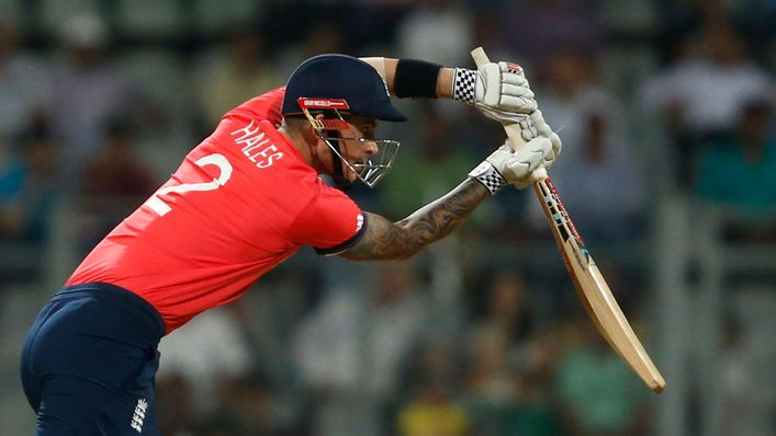Alex Hales made a positive return to the England fold during Tuesday's series opener