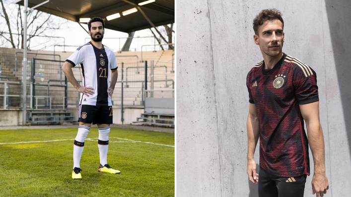 Germany's two kits for the 2022 World Cup