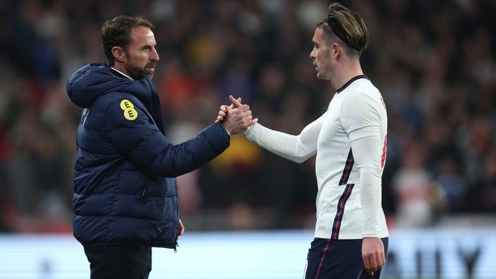 England boss Gareth Southgate has received support from Jack Grealish