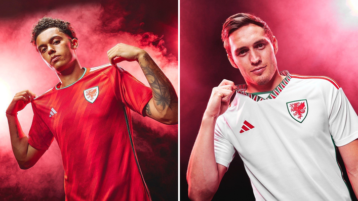 Wales have unveiled their two kits for their first World Cup appearance since 1958