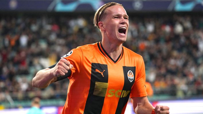 Shakhtar Donetsk winger Mykhaylo Mudryk is hot property after impressing in Europe