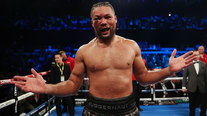 Joe Joyce sustained heavy damage to his eye during April's defeat to Zhilei Zhang