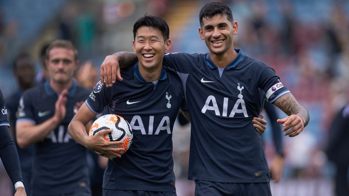 Heung-Min Son scored his fifth Tottenham hat-trick against Burnley