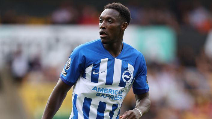 Danny Welbeck is one of several Brighton players on the sidelines