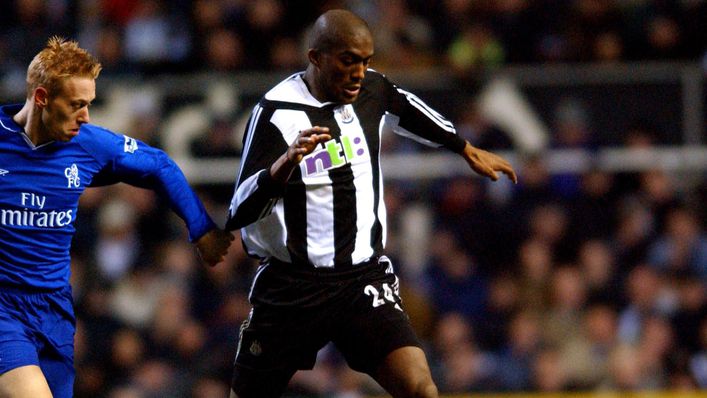 Sylvain Distin played for Newcastle in the 2001-02 season